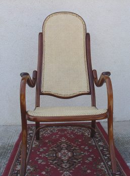 Thonet Sessel mit Geflecht