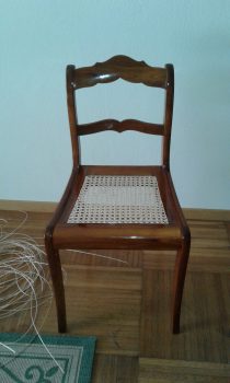 Sesselgeflecht in Handarbeit von Elisabeth Kellner & Tochter